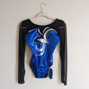 💙GK Royal Blue Rhinestone Competition Gymnastics Leotards💙